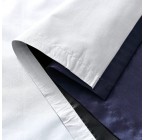 Blackout Faux Silk Navy Blue Curtain Fabric