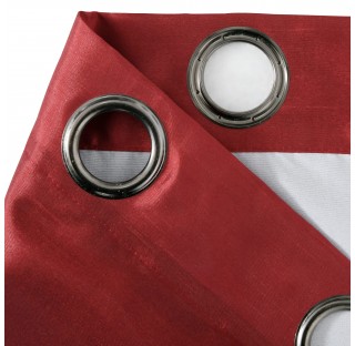 Blackout Imitation Silk Red Curtain Fabric