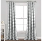Blackout grey curtains