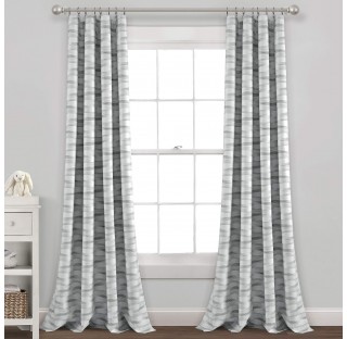 Blackout grey curtains