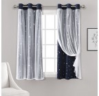Blackout light grey curtains