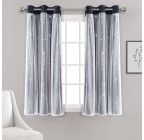 Blackout light grey curtains
