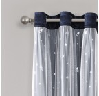 Blackout light grey curtains