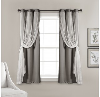 Elegant bedroom blackout curtains