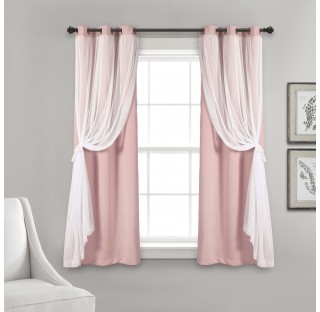 Elegant bedroom blackout curtains