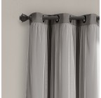 Elegant bedroom blackout curtains