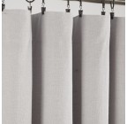 Grey and white blackout curtains