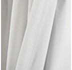 Grey and white blackout curtains