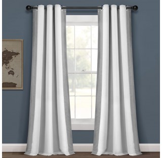 Lined Grommet Blackout Curtain Fabric