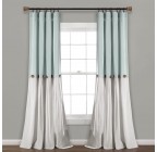 Linen Button 100% Lined Blackout Curtains