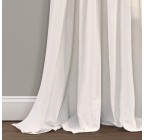 Navy and White Blackout Curtains