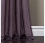 Purple and grey blackout curtains