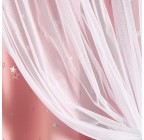 Sheer Insulated Grommet Blackout Pink Curtain