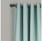 Thermal Insulation Grommet Blackout Cyan Curtains