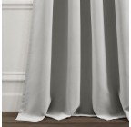 Thermal insulation blackout window light grey curtain