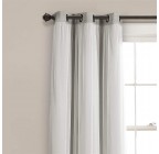 Tulle Grommet Light Grey Curtain